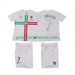 Uit Retro Tenue van Portugal Cristiano Ronaldo 7 2012 Kind 2-13 jaar Korte Mouw