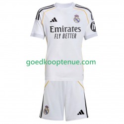 Thuis Tenue van Real Madrid Kind 2-13 jaar 2025-26 Korte Mouw