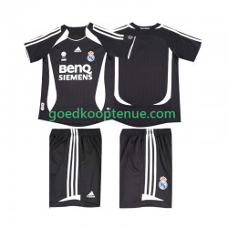 Uit Retro Tenue van Real Madrid 2007 Kind 2-13 jaar 2006 Korte Mouw
