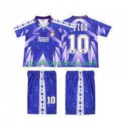 Uit Retro Tenue van Real Madrid FIGO 10 1996-1997 Kind 2-13 jaar Korte Mouw