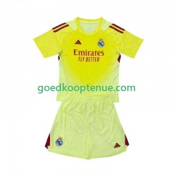 4de Tenue van Real Madrid Keepersshirt Kind 2-13 jaar 2025-26 Korte Mouw