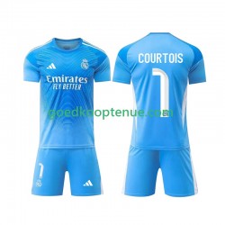 Thuis Tenue van Real Madrid Keepersshirt Thibaut Courtois 1 Kind 2-13 jaar 2025-26 Korte Mouw