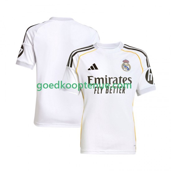 Thuis Tenue van Real Madrid Heren 2025-26 Korte Mouw Thuis Tenue van Real Madrid Heren 2025-26 Korte Mouw