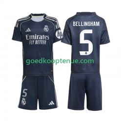 Uit Tenue van Real Madrid Jude Bellingham 5 Kind 2-13 jaar 2025-26 Korte Mouw