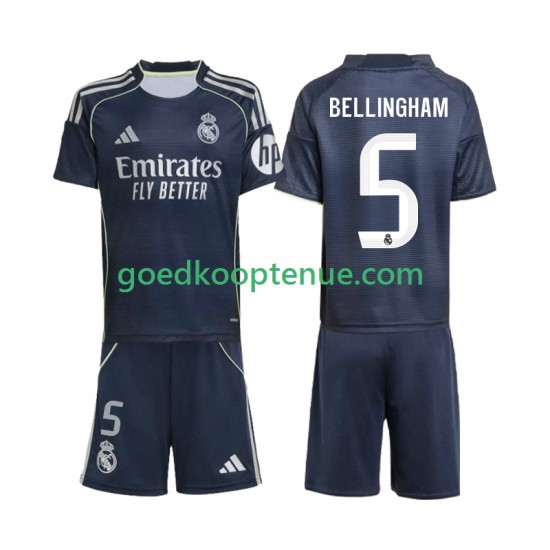 Uit Tenue van Real Madrid Jude Bellingham 5 Kind 2-13 jaar 2025-26 Korte Mouw Uit Tenue van Real Madrid Jude Bellingham 5 Kind 2-13 jaar 2025-26 Korte Mouw