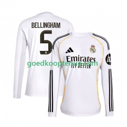 Thuis Tenue van Real Madrid Jude Bellingham 5 Heren 2025-26 Lange Mouw