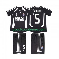 Uit Retro Tenue van Real Madrid ZIDANE 5 2007 Kind 2-13 jaar 2006 Korte Mouw