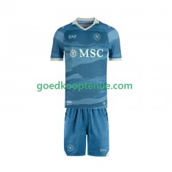 Thuis Tenue van Napoli SSC Special Kind 2-13 jaar 2024-25 Korte Mouw