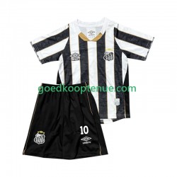 Uit Tenue van Santos FC Neymar JR 10 Kind 2-13 jaar 2025-26 Korte Mouw