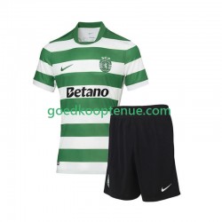 Thuis Tenue van Sporting CP Kind 2-13 jaar 2025-26 Korte Mouw