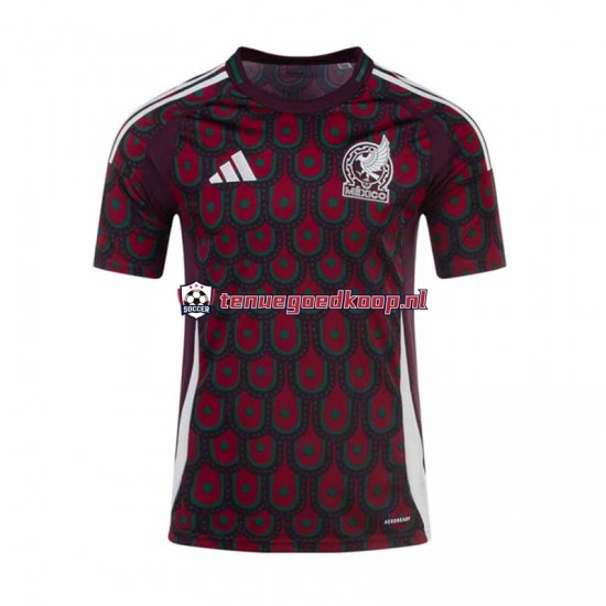 Thuis Tenue van Mexico Copa America Heren 2024 Korte Mouw Thuis Tenue van Mexico Copa America Heren 2024 Korte Mouw