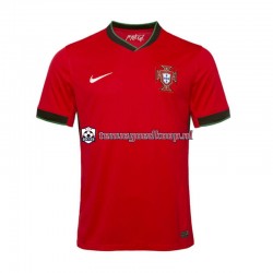 Thuis Tenue van Portugal Heren EK 2024 Korte Mouw Rood