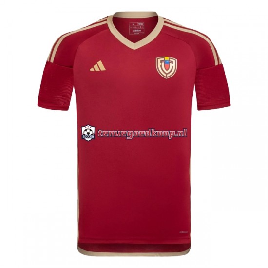 Thuis Tenue van Venezuela Copa America Heren 2024 Korte Mouw Rood Thuis Tenue van Venezuela Copa America Heren 2024 Korte Mouw Rood