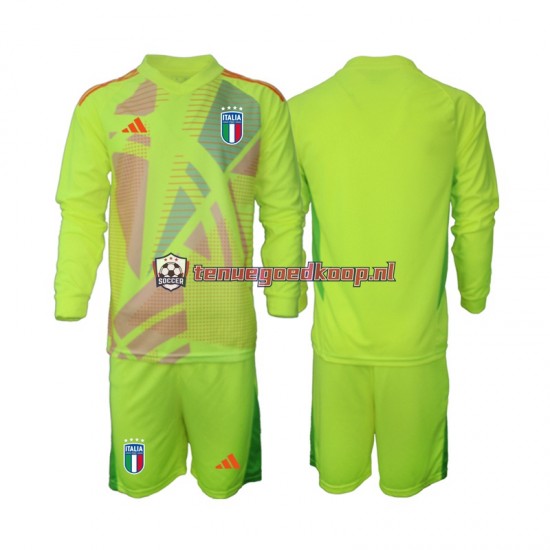 Thuis Tenue van Italië Keepersshirt Kind 2-13 jaar EK 2024 Lange Mouw Thuis Tenue van Italië Keepersshirt Kind 2-13 jaar EK 2024 Lange Mouw