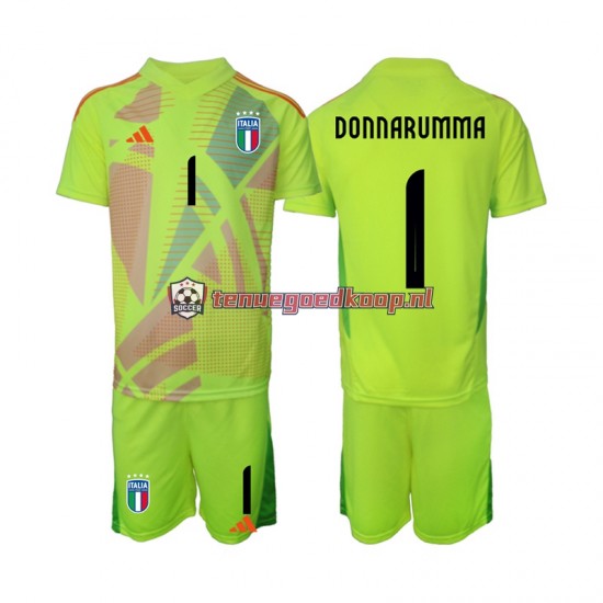 Thuis Tenue van Italië Keepersshirt Donnarumma 1 Kind 2-13 jaar EK 2024 Korte Mouw Thuis Tenue van Italië Keepersshirt Donnarumma 1 Kind 2-13 jaar EK 2024 Korte Mouw