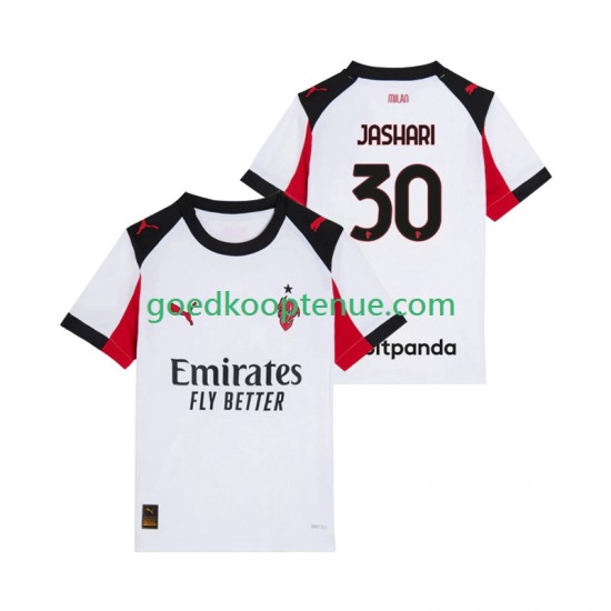 Uit Tenue van AC Milan Ardon Jashari 30 Heren 2025-26 Korte Mouw Uit Tenue van AC Milan Ardon Jashari 30 Heren 2025-26 Korte Mouw