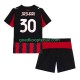 Thuis Tenue van AC Milan Ardon Jashari 30 Kind 2-13 jaar 2025-26 Korte Mouw