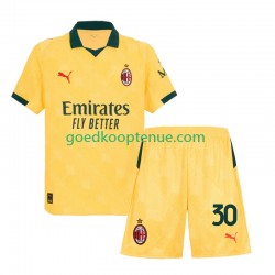 3de Tenue van AC Milan Ardon Jashari 30 Kind 2-13 jaar 2025-26 Korte Mouw