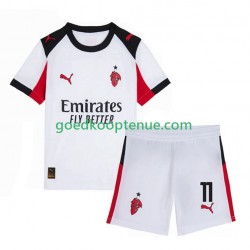 Uit Tenue van AC Milan Christian Pulisic 11 Kind 2-13 jaar 2025-26 Korte Mouw