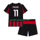 Thuis Tenue van AC Milan Christian Pulisic 11 Kind 2-13 jaar 2025-26 Korte Mouw