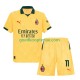 3de Tenue van AC Milan Christian Pulisic 11 Kind 2-13 jaar 2025-26 Korte Mouw