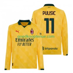 3de Tenue van AC Milan Christian Pulisic 11 Heren 2025-26 Lange Mouw
