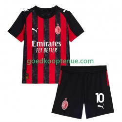 Thuis Tenue van AC Milan Rafael Leao 10 Kind 2-13 jaar 2025-26 Korte Mouw