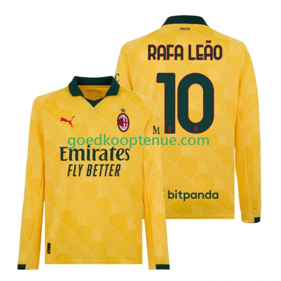 3de Tenue van AC Milan Rafael Leao 10 Heren 2025-26 Lange Mouw