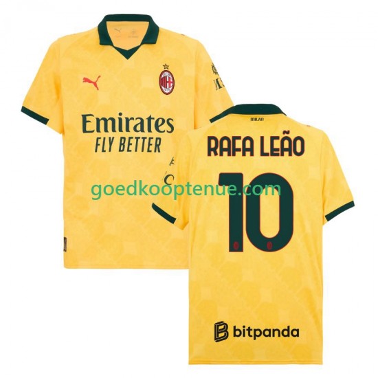 3de Tenue van AC Milan Rafael Leao 10 Heren 2025-26 Korte Mouw