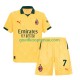 3de Tenue van AC Milan Santiago Gimenez 7 Kind 2-13 jaar 2025-26 Korte Mouw