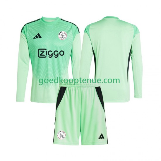 Thuis Tenue van AFC Ajax Keepersshirt Kind 2-13 jaar 2025-26 Lange Mouw