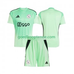 Thuis Tenue van AFC Ajax Keepersshirt Kind 2-13 jaar 2025-26 Korte Mouw