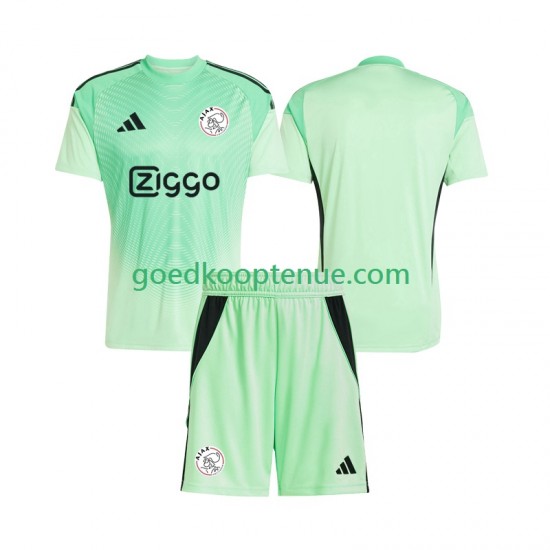 Thuis Tenue van AFC Ajax Keepersshirt Kind 2-13 jaar 2025-26 Korte Mouw