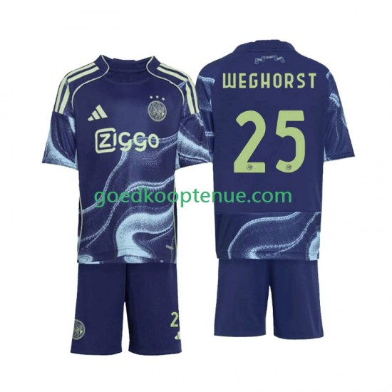 Uit Tenue van AFC Ajax Wout Weghorst 25 Kind 2-13 jaar 2025-26 Korte Mouw