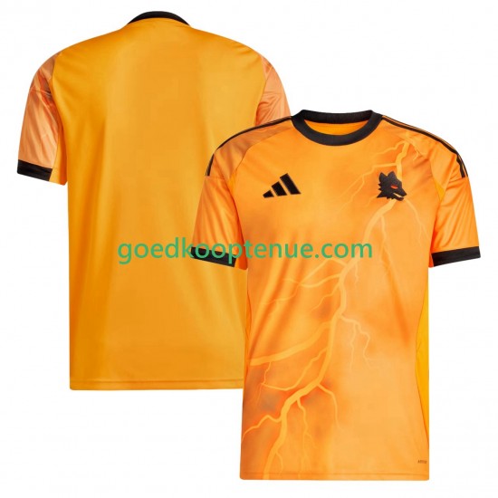Uit Tenue van AS Roma Heren 2025-26 Korte Mouw