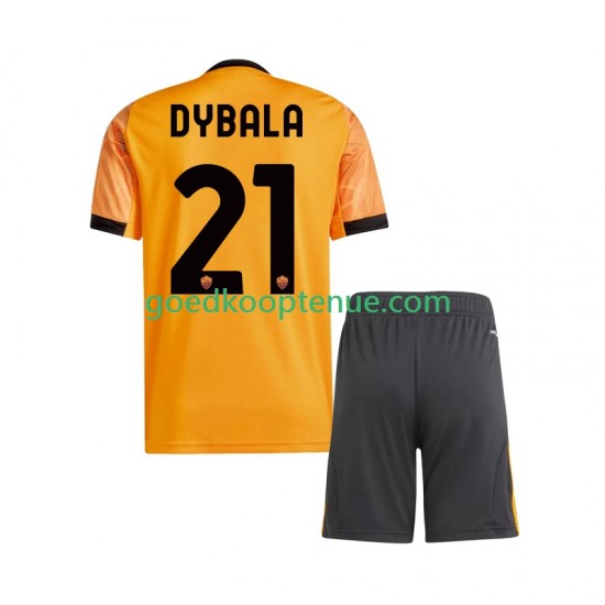 Uit Tenue van AS Roma Dybala 21 Kind 2-13 jaar 2025-26 Korte Mouw