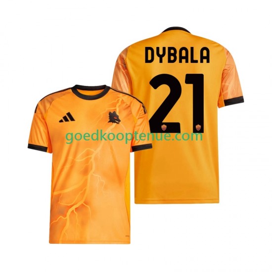 Uit Tenue van AS Roma Dybala 21 Heren 2025-26 Korte Mouw