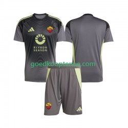 Thuis Tenue van AS Roma Keepersshirt Kind 2-13 jaar 2025-26 Korte Mouw