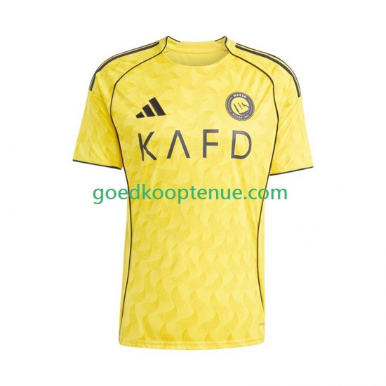 Thuis Tenue van Al Nassr Heren 2025-26 Korte Mouw