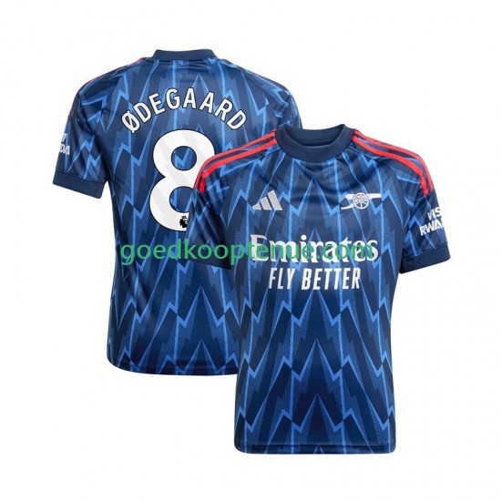 Uit Tenue van Arsenal Martin Odegaard 8 Heren 2025-26 Korte Mouw
