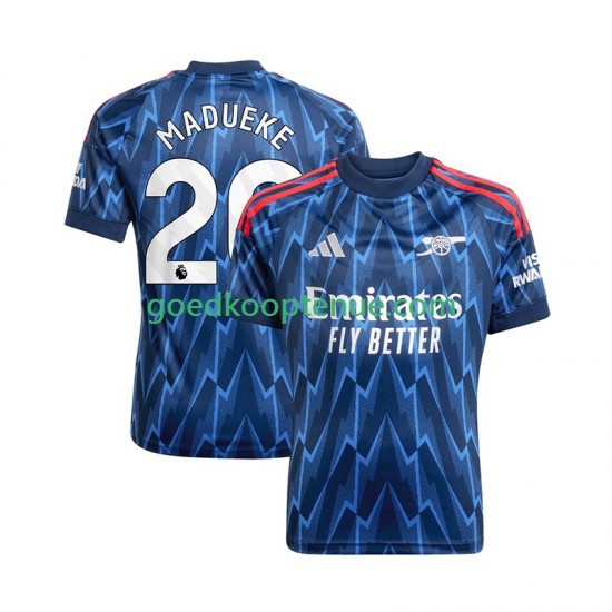 Uit Tenue van Arsenal Noni Madueke 20 Heren 2025-26 Korte Mouw