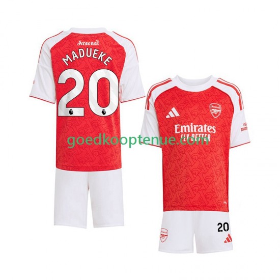 Thuis Tenue van Arsenal Noni Madueke 20 Kind 2-13 jaar 2025-26 Korte Mouw