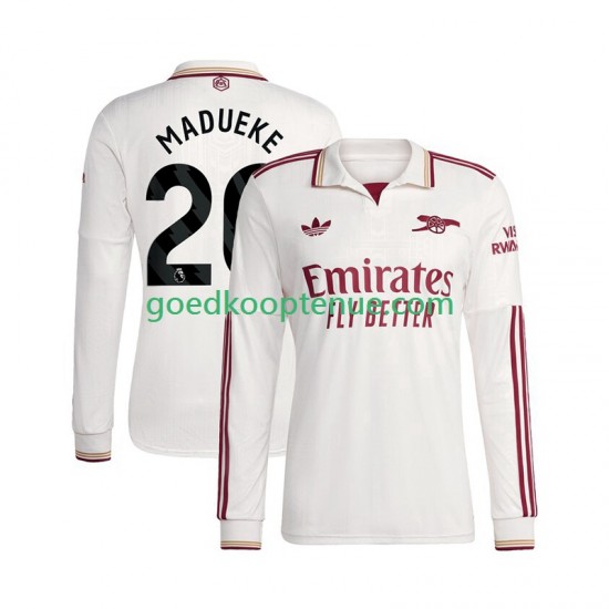 3de Tenue van Arsenal Noni Madueke 20 Heren 2025-26 Lange Mouw