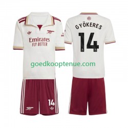 3de Tenue van Arsenal Viktor Gyokeres 14 Kind 2-13 jaar 2025-26 Korte Mouw