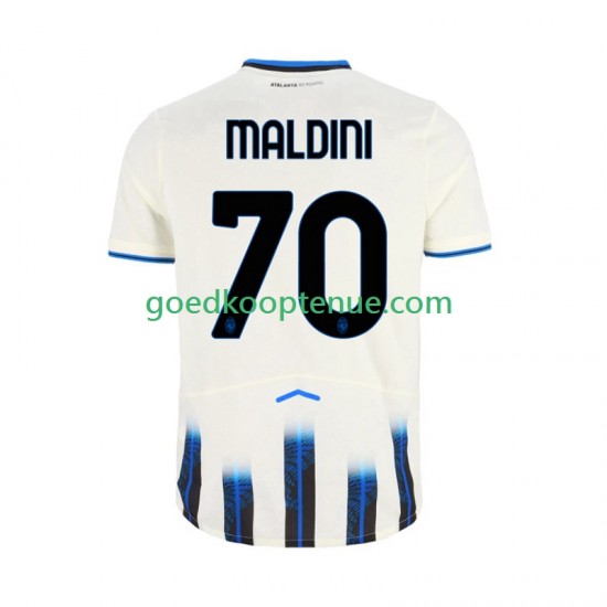 Uit Tenue van Atalanta Daniel Maldini 70 Heren 2025-26 Korte Mouw