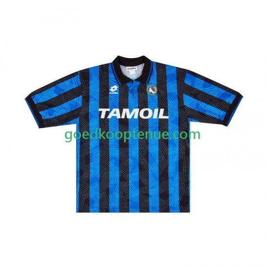 Thuis Retro Tenue van Atalanta 1991 Heren Korte Mouw
