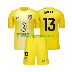 Thuis Tenue van Atlético Madrid Keepersshirt Jan Oblak 13 Kind 2-13 jaar 2025-26 Korte Mouw