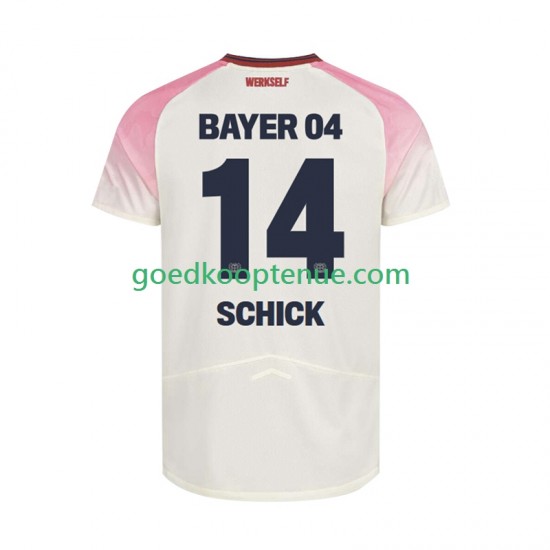 Uit Tenue van Bayer 04 Leverkusen Patrik Schick 14 Heren 2025-26 Korte Mouw