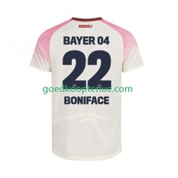 Uit Tenue van Bayer 04 Leverkusen Victor Boniface 22 Heren 2025-26 Korte Mouw