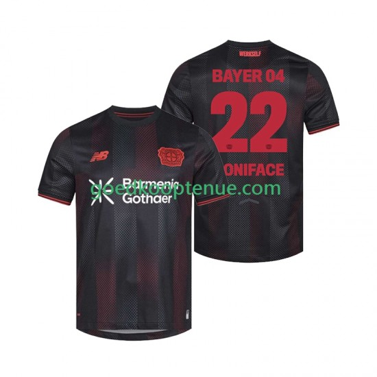 Thuis Tenue van Bayer 04 Leverkusen Victor Boniface 22 Heren 2025-26 Korte Mouw